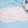 Салфетки для венчания S-02, 2 шт - Салфетки для венчания S-02, к-кт 4 шт, розовый цвет вышивки