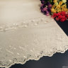 Белый венчальный рушник В-004, 42*200см - Венчальное полотенце под ноги 42*200см В-004
