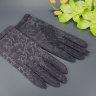 Короткие черные перчатки из гипюра - Гипюровые черные перчатки, короткие, фото 2