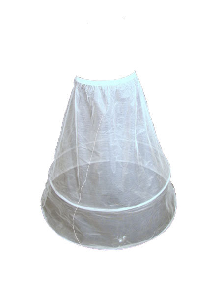 Подъюбник для детского платья 50см  Детский кринолин из сетки для пышного платья, длина 50см