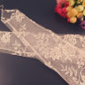 Свадебные митенки №4 - 40см, вышивка расшитая бисером и стеклярусом - митенки с вышивкой расшитой бисером и стеклярусом, 40см, фото 2