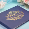 Свадебная Книга пожеланий синяя, бумвинил - Свадебная Книга пожеланий синяя, бумвинил? ajnj 2
