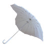 Свадебный белый зонт 14, сердце 16 спиц - Свадебный белый зонт 14, сердце, фото 3