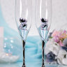 Свадебные бокалы для шампанского Царица - Свадебные бокалы для шампанского Царица, фото 1