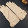 Белые короткие перчатки с рюшей - Белые короткие перчатки с рюшей, фото 2