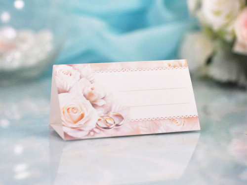 Банкетная карточка В-251 банкетная карточка для рассадки гостей на свадебном торжестве