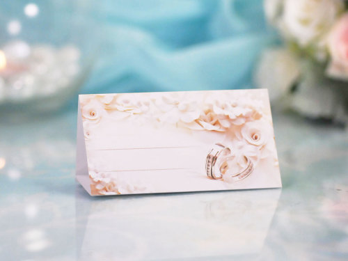 Банкетная карточка В-238 банкетная карточка для рассадки гостей на свадебном торжестве