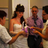 Домашний очаг Ажур, набор из 3 свечей - Зажжение доманего очага на свадьбе