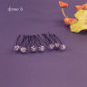 Шпильки для прически цветные 7шт - Набор из 7 шпилек для свадебной прически, фото 6