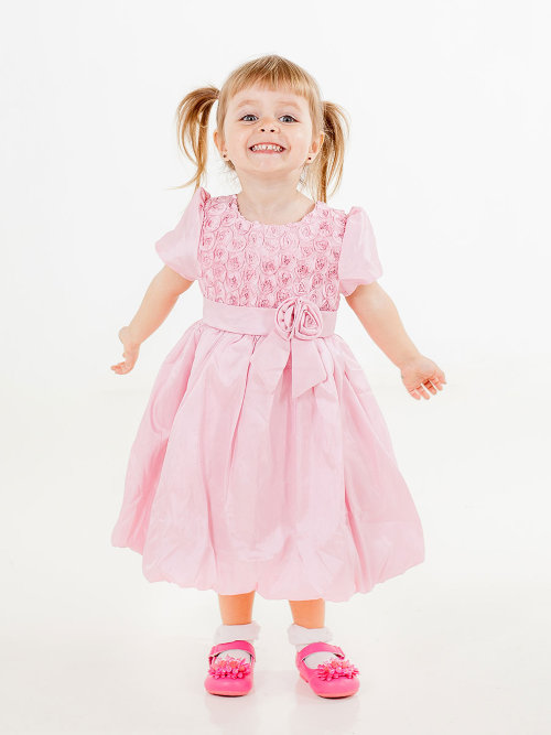Детское нарядное платье Варенька Приятное нарядное платья для девочек от 1 до 5 лет, в наличии розовый и белый цвет, размер на выбор