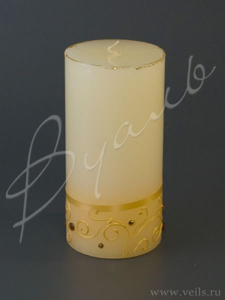 Свадебная свеча Классика Свадебная свеча, размер свечи 140х70 мм
