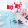 Свадебные бокалы Прованс - Свадебные бокалы Прованс в красном цвете, фото 2
