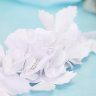 Веночек для прически невесты белый - Цветы для прически невесты цвет белый