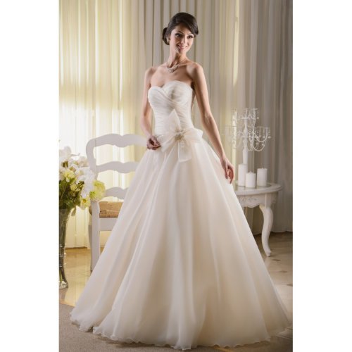 Свадебное платье Патрисия Y-162 Свадебное платье А-силуэт, цвет белый. Идеально сидит по фигуре. Размер 44