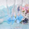 Свадебные бокалы Лада, цвет голубой - Свадебные бокалы Лада, цвет голубой, фото 2