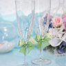 Свадебные бокалы Лада, цвет оливка - Свадебные бокалы Лада, цвет лаванда, фото 2