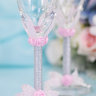 Свадебные бокалы Миллада - Свадебные бокалы Миллада розовая фото 3