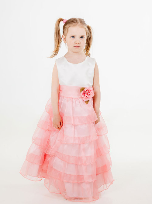 Нарядное платье Джаз для девочки 6 лет Красивое и нарядное платье для девочек 5-6 лет, идеально для выпускного в детском саду.